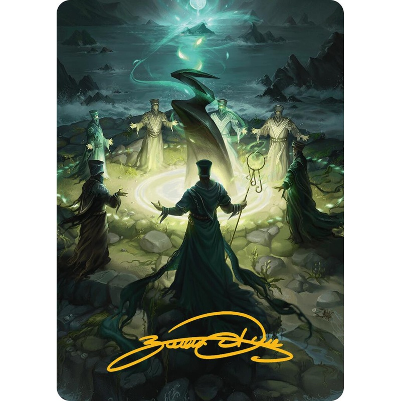 Cryptolith Rite Art Card (Gold-Stamped Signature) [Innistrad Remastered Art Series]