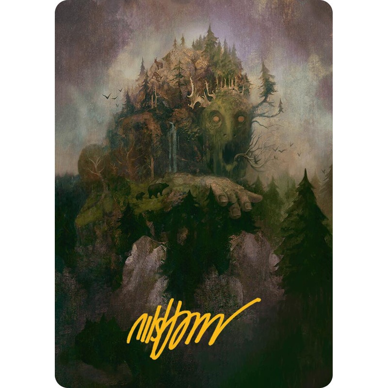 Cultivator Colossus Art Card (Gold-Stamped Signature) [Innistrad Remastered Art Series]