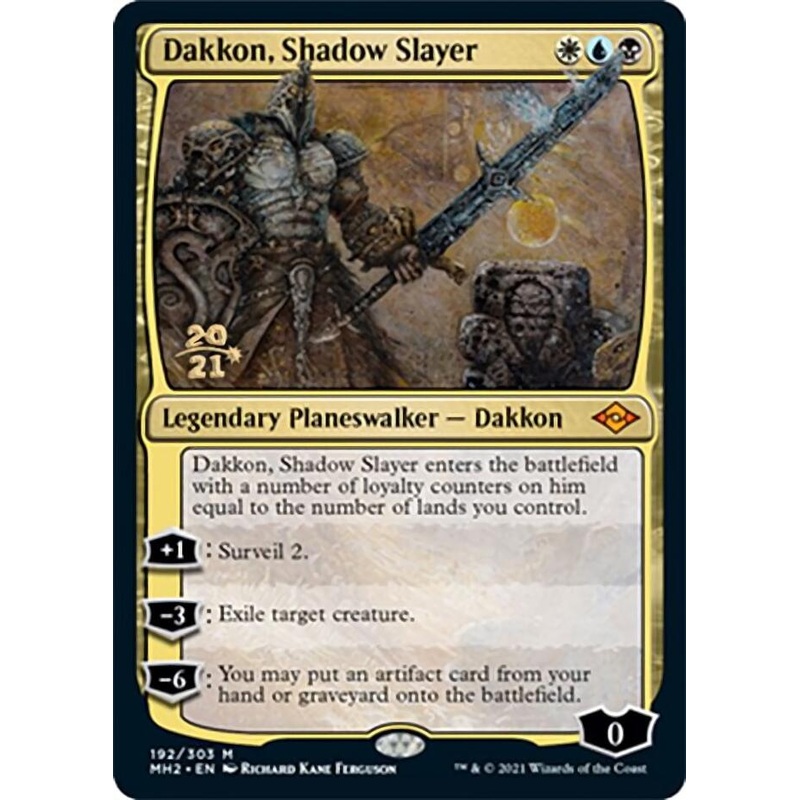 Dakkon, Shadow Slayer [Modern Horizons 2 Prerelease Promos]