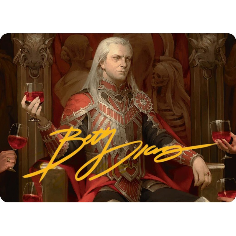 Edgar Markov Art Card (Gold-Stamped Signature) [Innistrad Remastered Art Series]