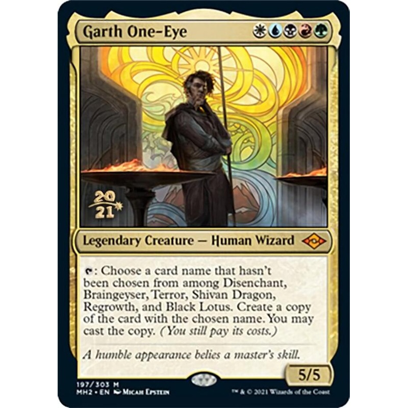 Garth One-Eye [Modern Horizons 2 Prerelease Promos]