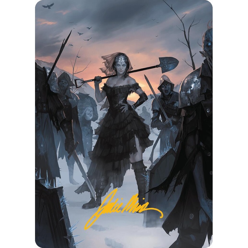 Heartless Summoning Art Card (Gold-Stamped Signature) [Innistrad Remastered Art Series]