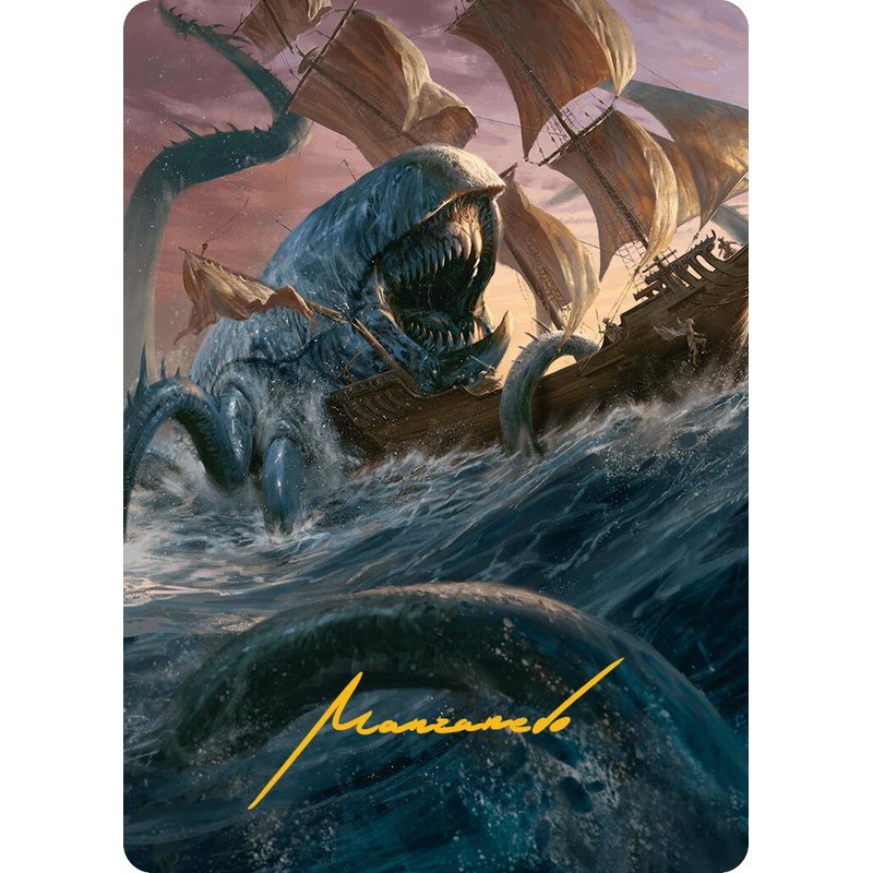 Hullbreaker Horror Art Card (Gold-Stamped Signature) [Innistrad Remastered Art Series]