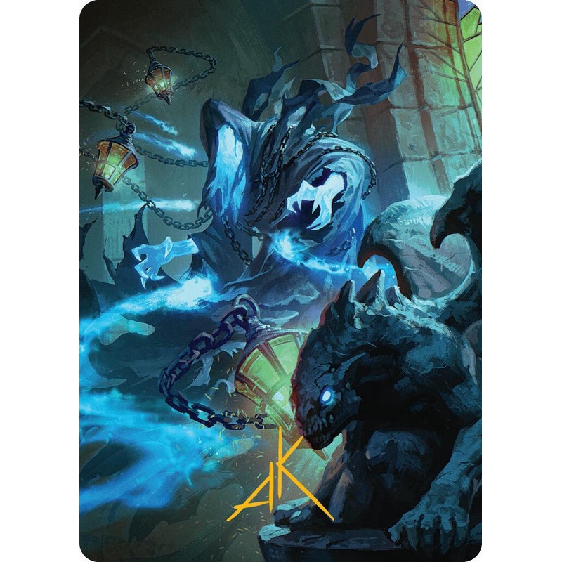 Mausoleum Wanderer Art Card (Gold-Stamped Signature) [Innistrad Remastered Art Series]