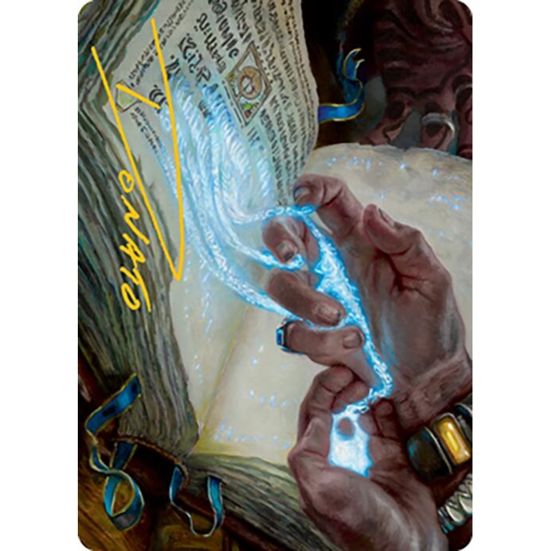 Mystic Redaction Art Card (Gold-Stamped Signature) [Modern Horizons 2 Art Series]