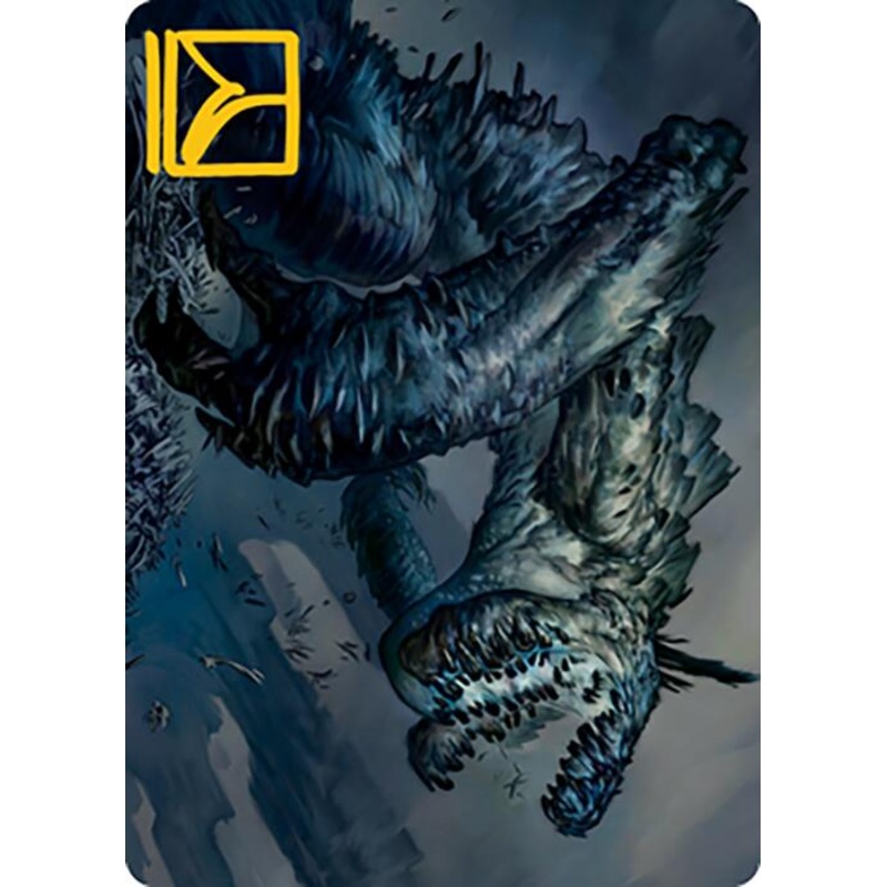Necrogoyf Art Card (Gold-Stamped Signature) [Modern Horizons 2 Art Series]