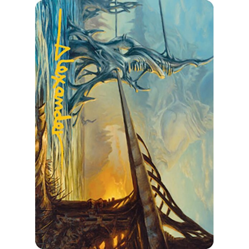 Razortide Bridge Art Card (Gold-Stamped Signature) [Modern Horizons 2 Art Series]