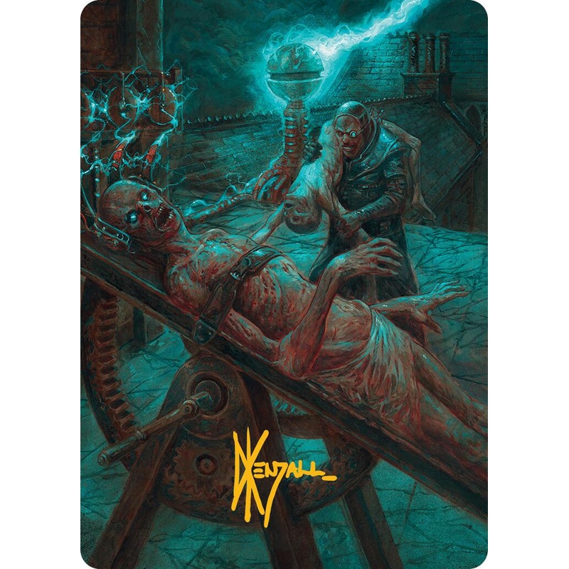 Rooftop Storm Art Card (Gold-Stamped Signature) [Innistrad Remastered Art Series]
