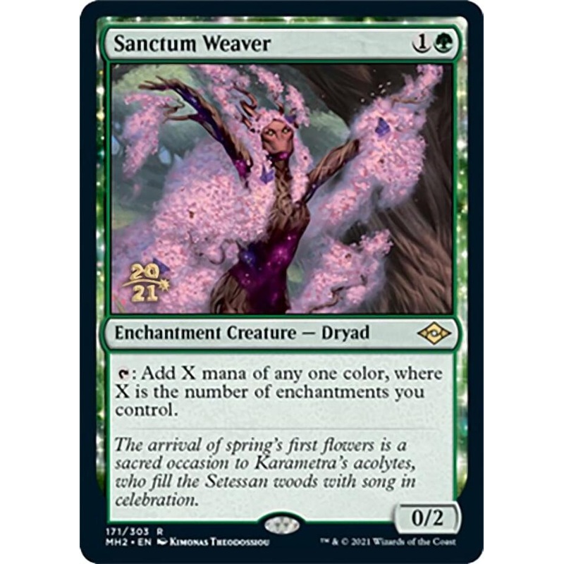 Sanctum Weaver [Modern Horizons 2 Prerelease Promos]