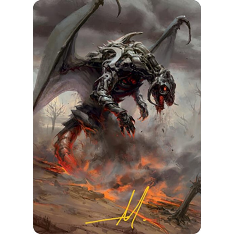 Scion of Draco Art Card (Gold-Stamped Signature) [Modern Horizons 2 Art Series]