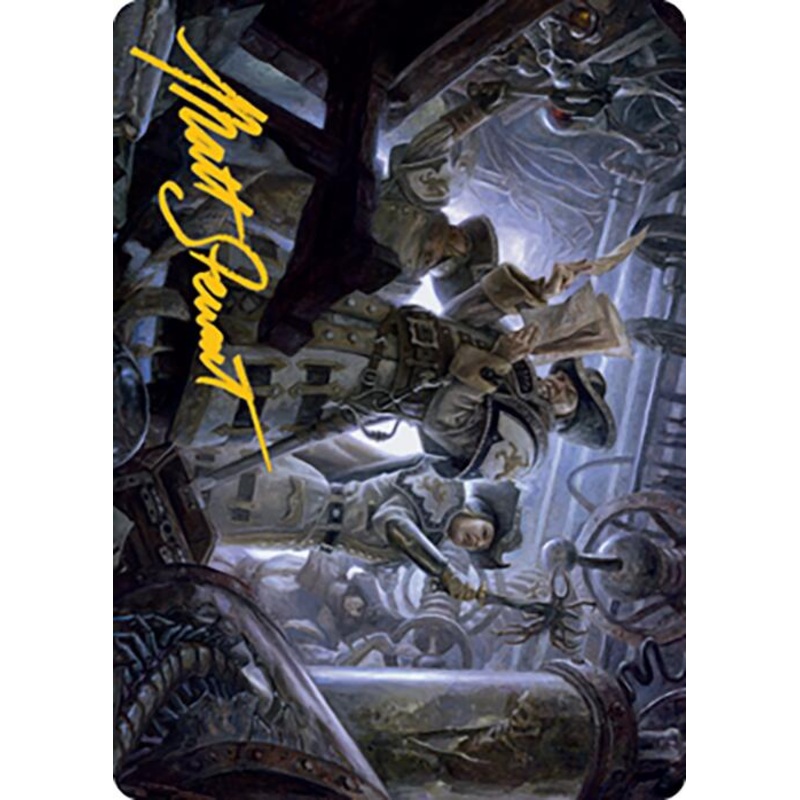 Search the Premises Art Card (Gold-Stamped Signature) [Modern Horizons 2 Art Series]