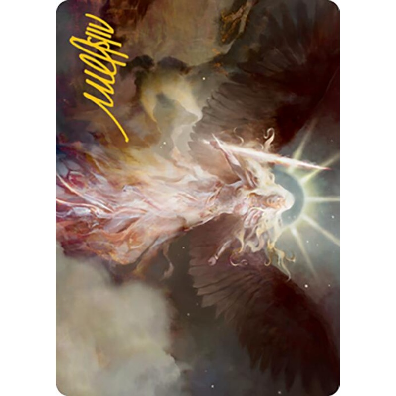 Serra's Emissary Art Card (Gold-Stamped Signature) [Modern Horizons 2 Art Series]