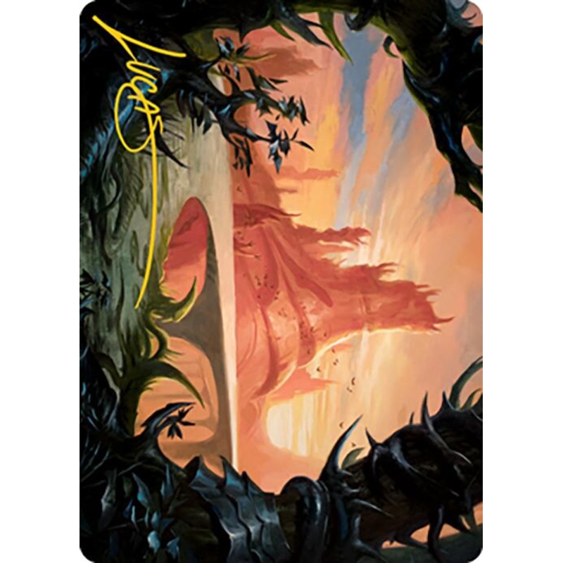 Slagwoods Bridge Art Card (Gold-Stamped Signature) [Modern Horizons 2 Art Series]
