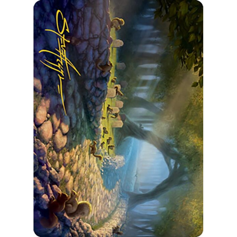 Squirrel Sanctuary Art Card (Gold-Stamped Signature) [Modern Horizons 2 Art Series]