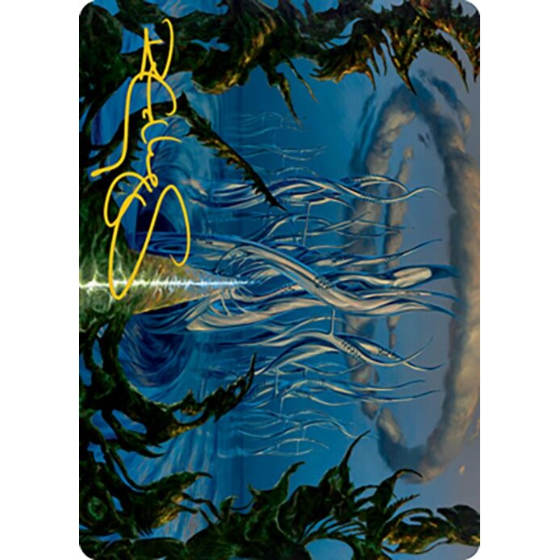 Tanglepool Bridge Art Card (Gold-Stamped Signature) [Modern Horizons 2 Art Series]