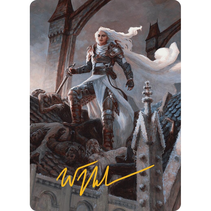 Thalia, Heretic Cathar Art Card (Gold-Stamped Signature) [Innistrad Remastered Art Series]