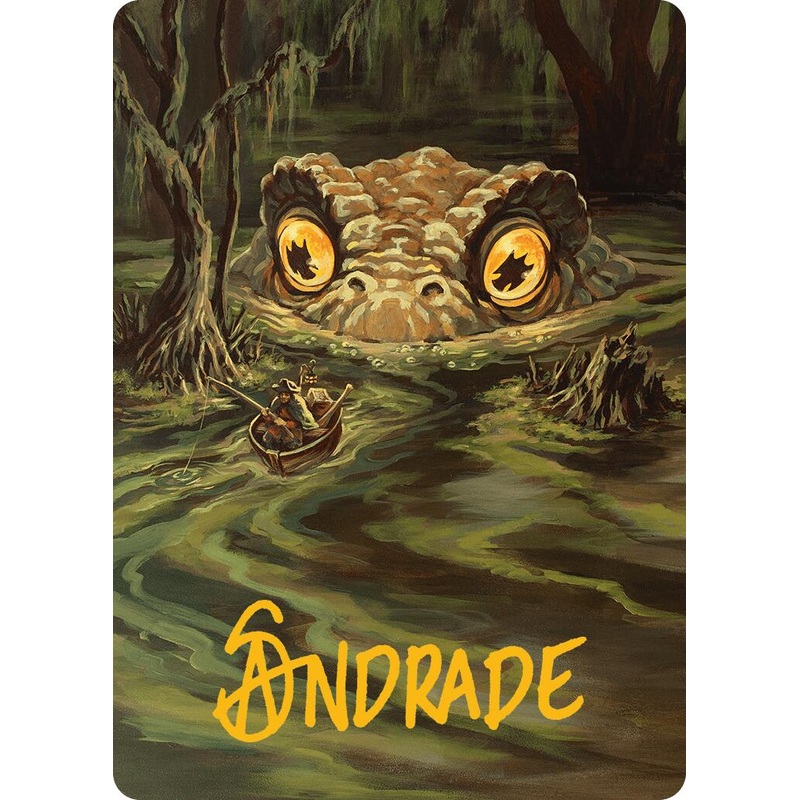 The Gitrog Monster Art Card (Gold-Stamped Signature) [Innistrad Remastered Art Series]
