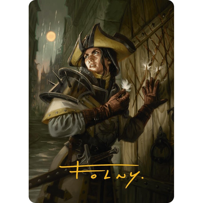 Thraben Inspector Art Card (Gold-Stamped Signature) [Innistrad Remastered Art Series]