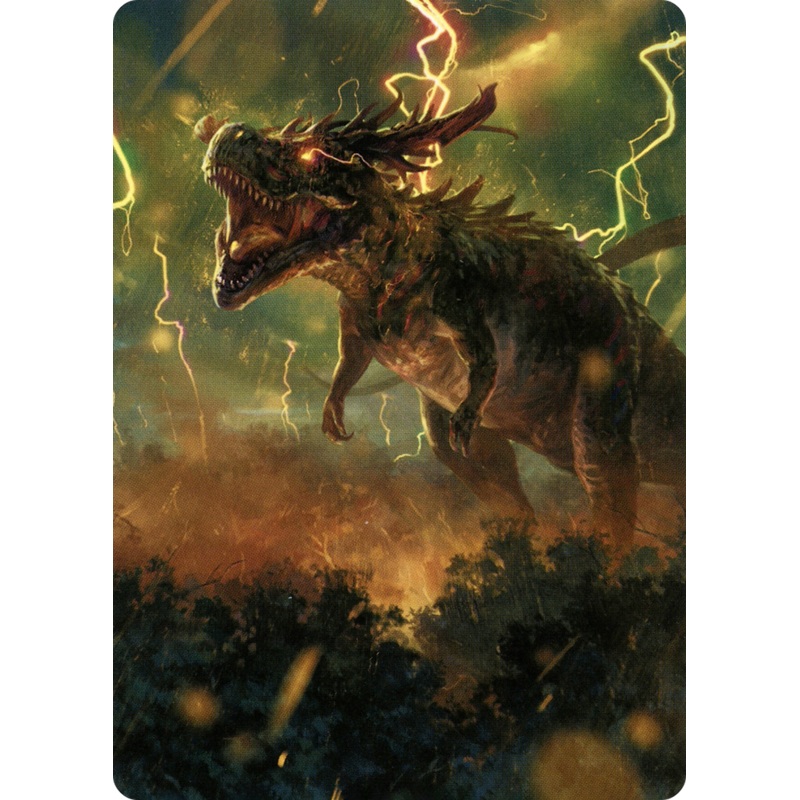 Thrasta, Tempest's Roar Art Card (42) [Modern Horizons 2 Art Series]