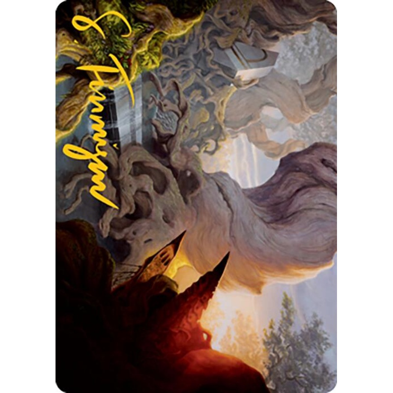 Yavimaya, Cradle of Growth Art Card (Gold-Stamped Signature) [Modern Horizons 2 Art Series]