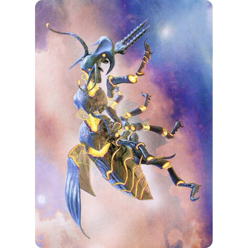 Zabaz, the Glimmerwasp Art Card [Modern Horizons 2 Art Series]