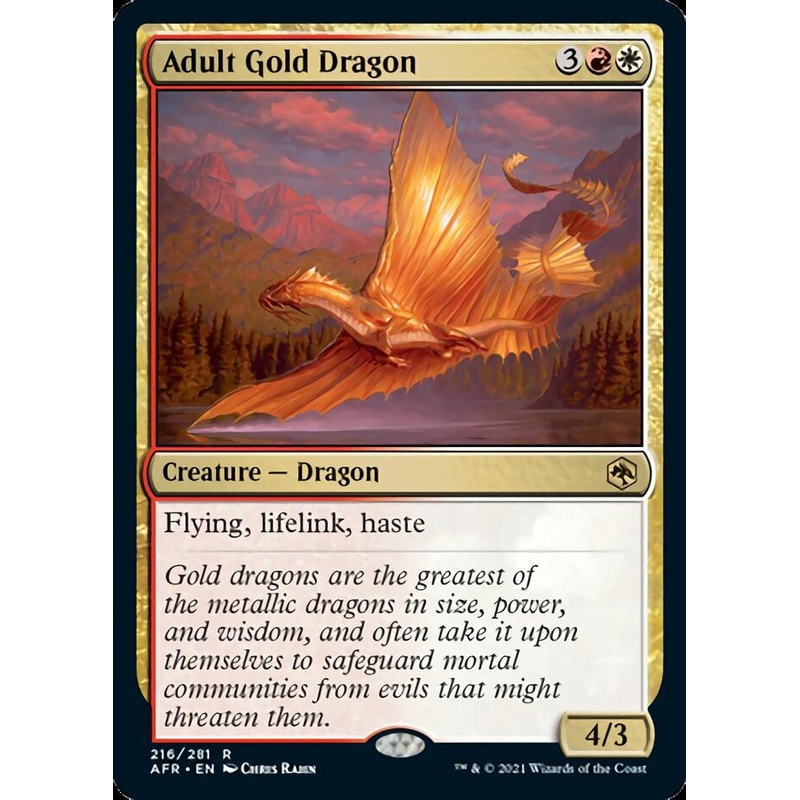 Adult Gold Dragon [Dungeons & Dragons: Adventures in the Forgotten Realms]