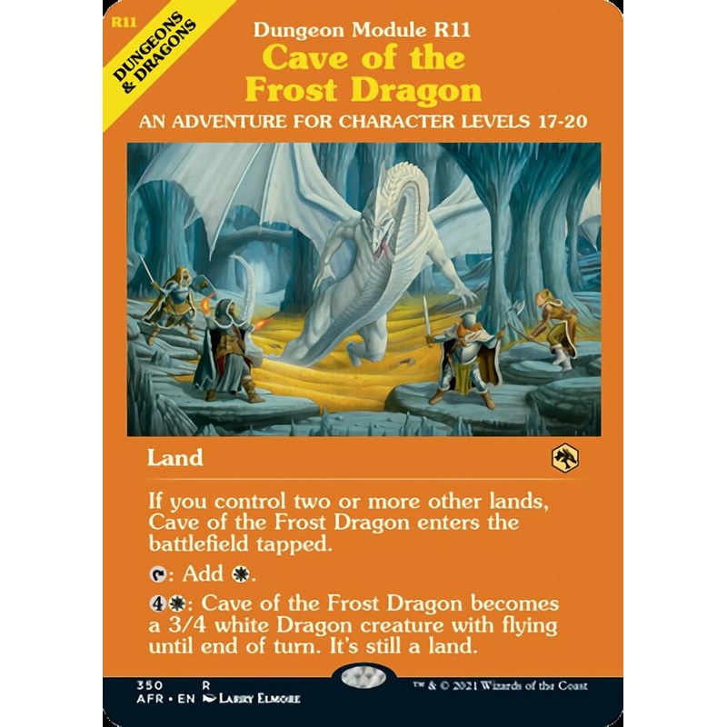Cave of the Frost Dragon (Dungeon Module) [Dungeons & Dragons: Adventures in the Forgotten Realms]