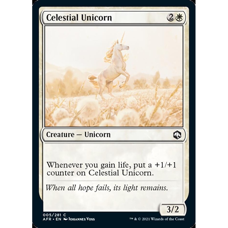 Celestial Unicorn [Dungeons & Dragons: Adventures in the Forgotten Realms]