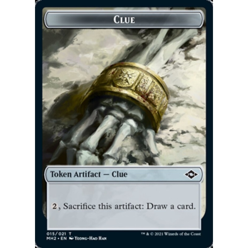 Clue (15) // Zombie Army Double-Sided Token [Modern Horizons 2 Tokens]
