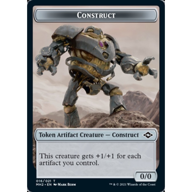 Construct // Food (18) Double-Sided Token [Modern Horizons 2 Tokens]