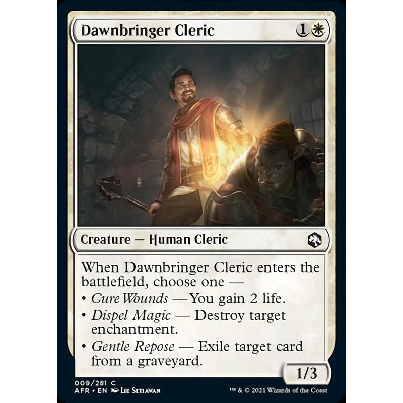 Dawnbringer Cleric [Dungeons & Dragons: Adventures in the Forgotten Realms]