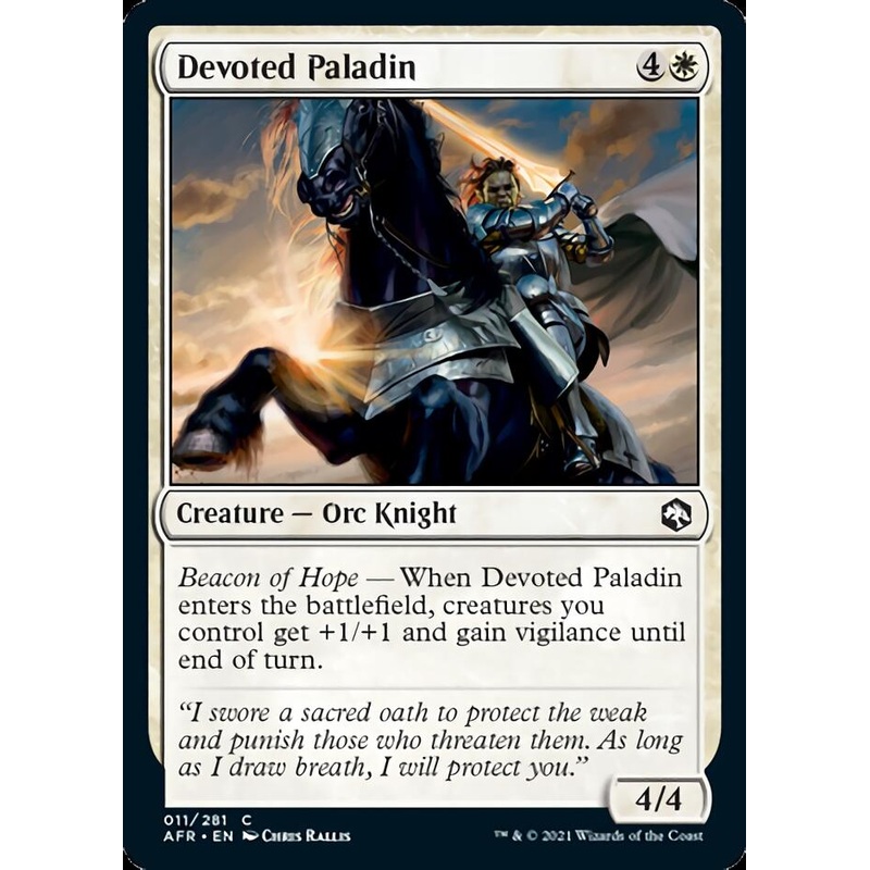 Devoted Paladin [Dungeons & Dragons: Adventures in the Forgotten Realms]