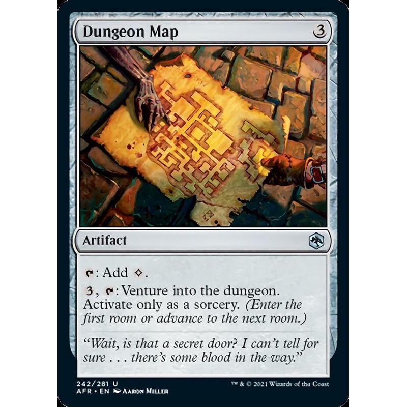 Dungeon Map [Dungeons & Dragons: Adventures in the Forgotten Realms]