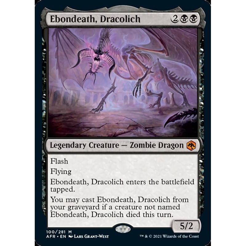 Ebondeath, Dracolich [Dungeons & Dragons: Adventures in the Forgotten Realms]