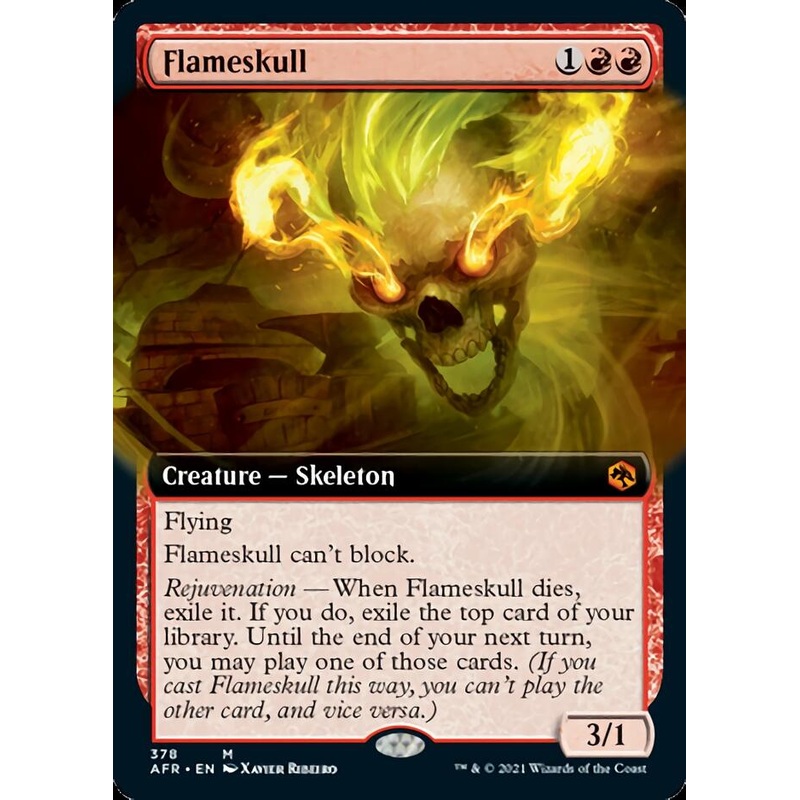Flameskull (Extended Art) [Dungeons & Dragons: Adventures in the Forgotten Realms]