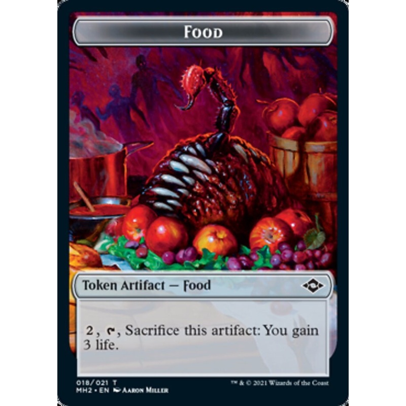 Food (18) // Goblin Double-Sided Token [Modern Horizons 2 Tokens]