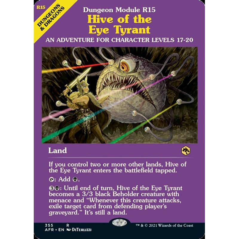 Hive of the Eye Tyrant (Dungeon Module) [Dungeons & Dragons: Adventures in the Forgotten Realms]