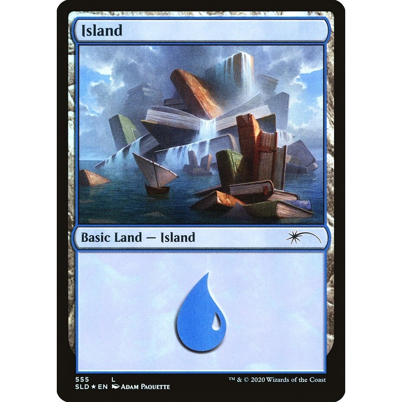 Island (Well Read) (555) [Secret Lair Drop Promos]