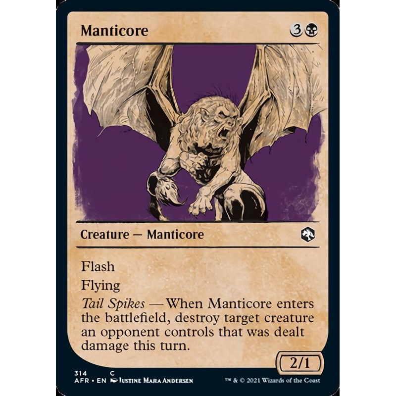 Manticore (Showcase) [Dungeons & Dragons: Adventures in the Forgotten Realms]