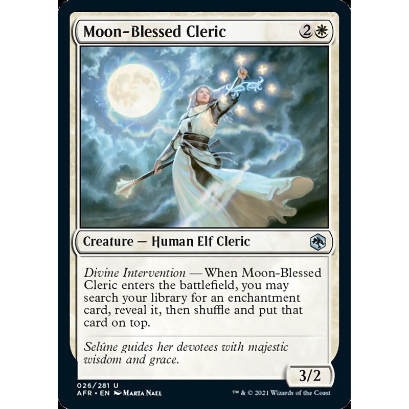 Moon-Blessed Cleric [Dungeons & Dragons: Adventures in the Forgotten Realms]