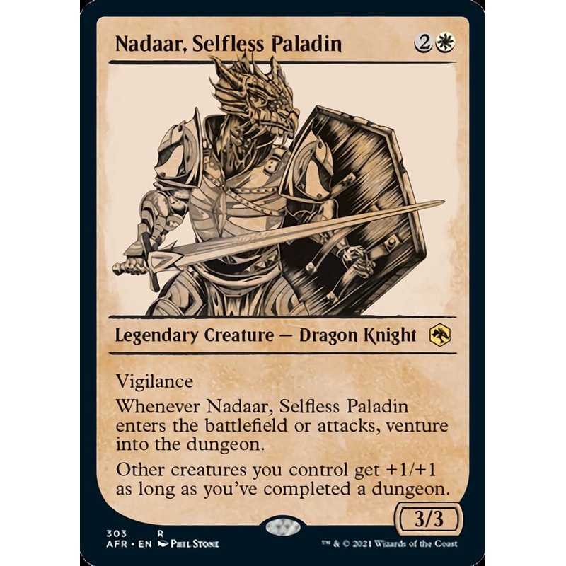 Nadaar, Selfless Paladin (Showcase) [Dungeons & Dragons: Adventures in the Forgotten Realms]