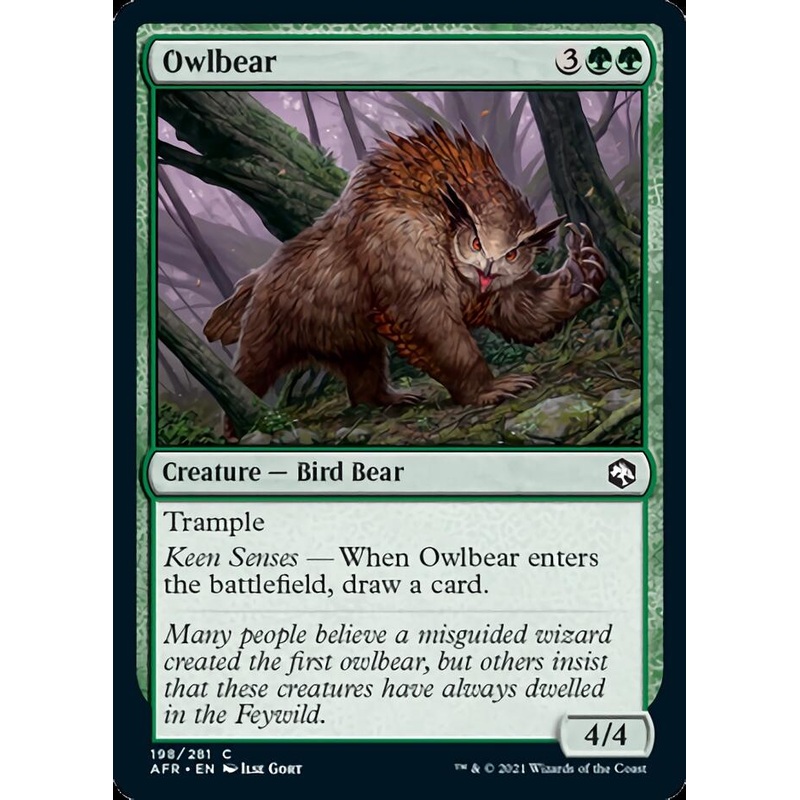 Owlbear [Dungeons & Dragons: Adventures in the Forgotten Realms]