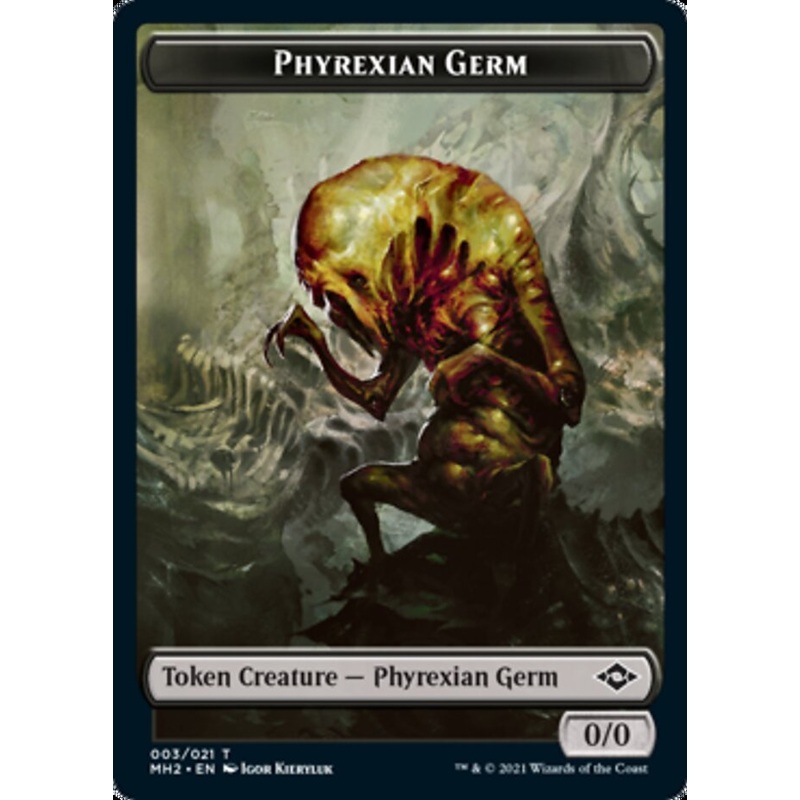 Phyrexian Germ // Squirrel Double-Sided Token [Modern Horizons 2 Tokens]