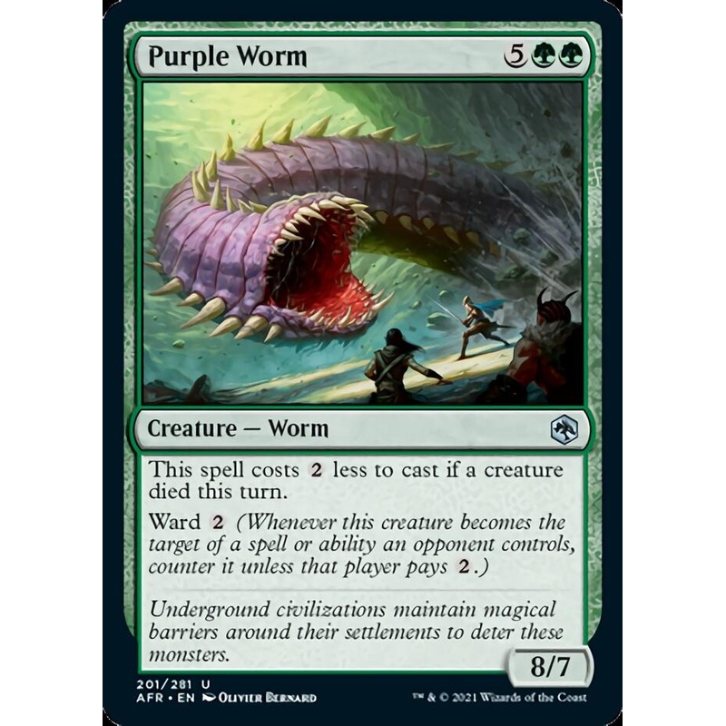Purple Worm [Dungeons & Dragons: Adventures in the Forgotten Realms]