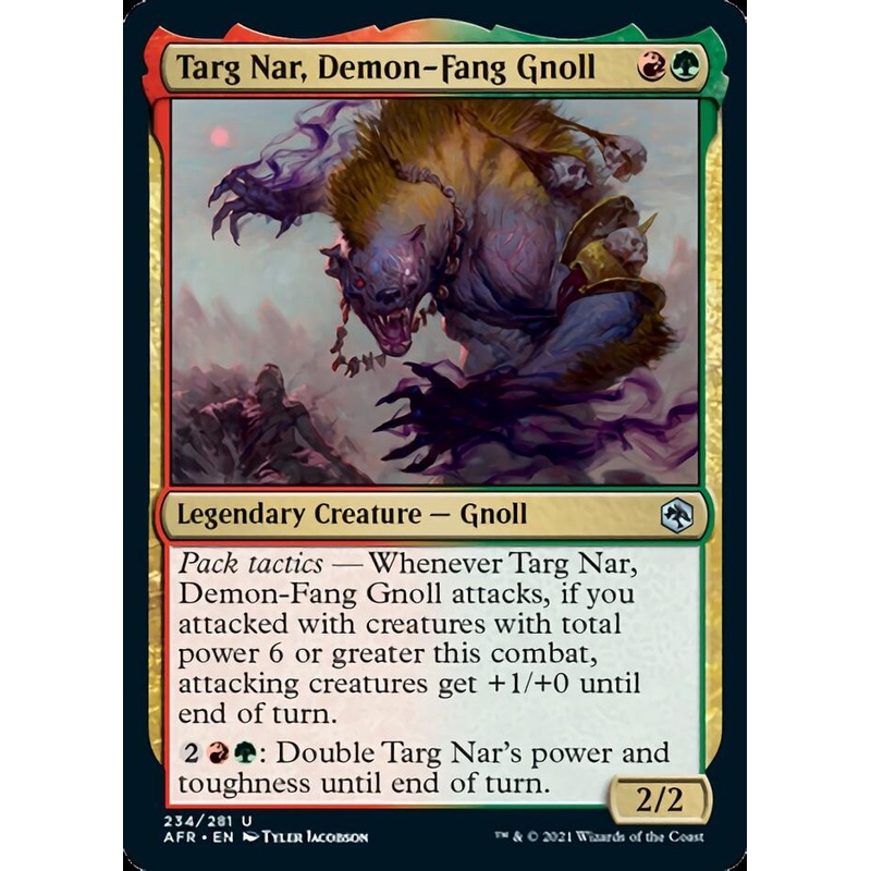 Targ Nar, Demon-Fang Gnoll [Dungeons & Dragons: Adventures in the Forgotten Realms]