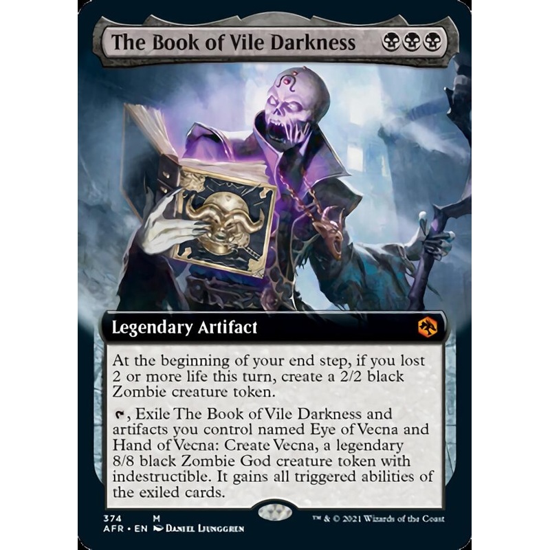 The Book of Vile Darkness (Extended Art) [Dungeons & Dragons: Adventures in the Forgotten Realms]