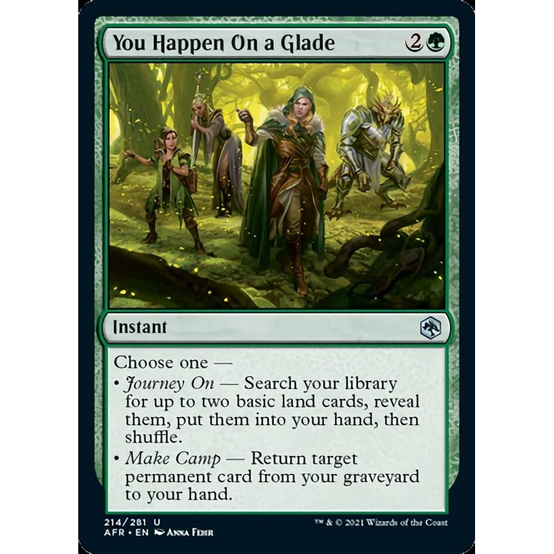 You Happen On a Glade [Dungeons & Dragons: Adventures in the Forgotten Realms]