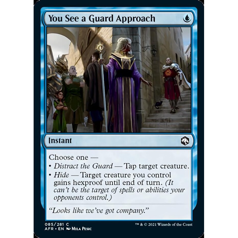 You See a Guard Approach [Dungeons & Dragons: Adventures in the Forgotten Realms]