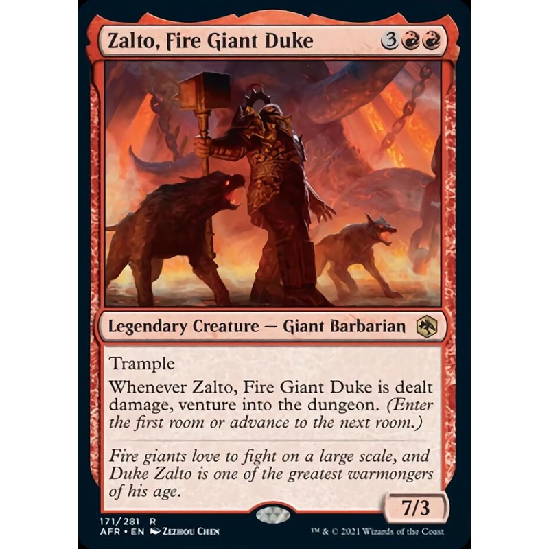 Zalto, Fire Giant Duke [Dungeons & Dragons: Adventures in the Forgotten Realms]