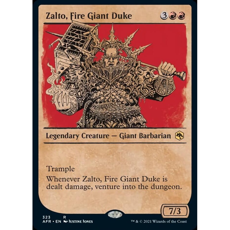 Zalto, Fire Giant Duke (Showcase) [Dungeons & Dragons: Adventures in the Forgotten Realms]